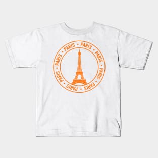 Paris Passport Stamp Kids T-Shirt